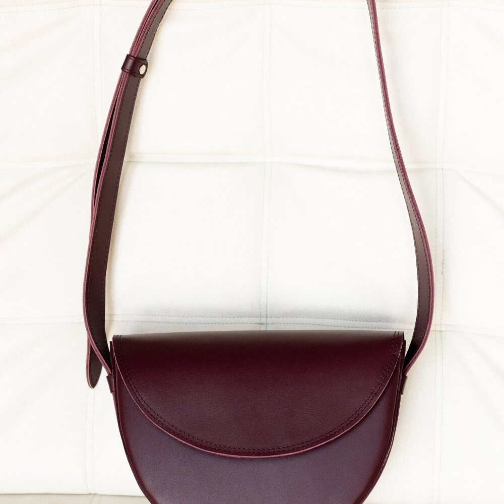 Leather Crossbody Shoulder Bag And Wallet - Picture 7 of 16